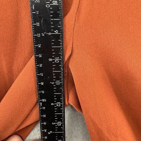 Spanx Womens On The Go Ankle Slim Straight Pants Bronze Glow Size Medium - Picture 7 of 15